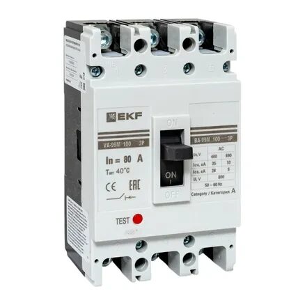 Автоматический выключатель ВА-99М 250/125А 3P 35КА EKF PROxima